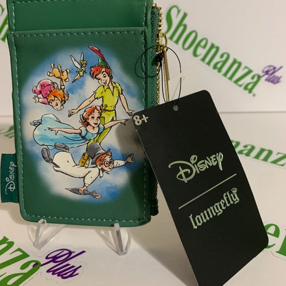Loungefly Cardholder Disney Peter Pan Watercolor Portrait Card Holder Wallet - Picture 2 of 4